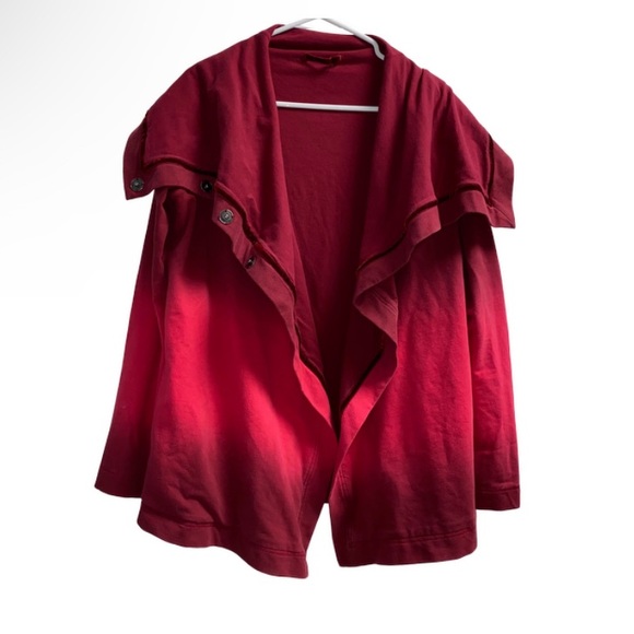 lululemon athletica Sweaters - Lululemon Red Ombré Women’s Cardigan Size 6